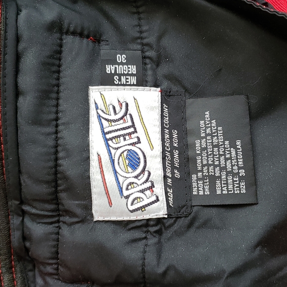 Vintage men's ski pants 30 red NWT - Picture 3 of 9